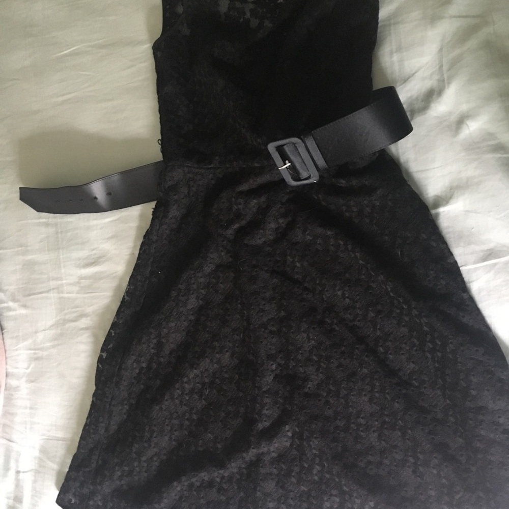 Lace black dress